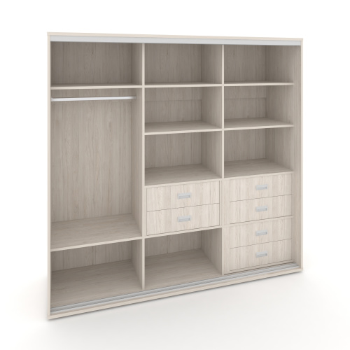 Корпус 3-х секционного шкафа низкого L=2369мм Maris SH.K3-6.2 K3 фото 5