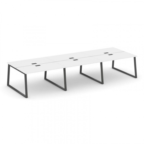 Style Project Рабочая станция 2-х сторон. SN-6T1.DRS-081 Акация Лорка/Металл Антрацит/Заглушка Пласт фото 26