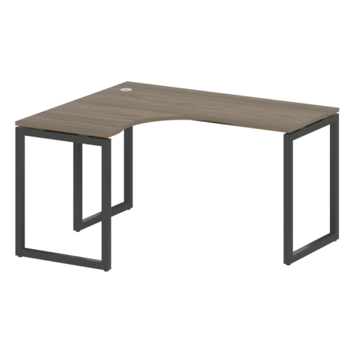 Стол криволинейный левый на О-обр. м/к Metal System Quattro 40БО.СА-3 (L) фото 2 Стол криволинейный левый на О-обр. м/к Metal System Quattro 40БО.СА-3 (L) фото 2