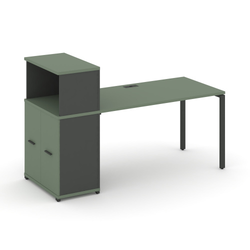 Стол офисный с опорным распашным шкафом Concept CN.SP-226 фото 2 Стол офисный с опорным распашным шкафом Concept CN.SP-226 фото 2