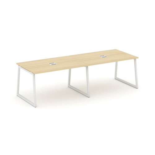 Style Project Стол переговорный SN-4T1.SPRG-011 Акация Лорка/Металл Антрацит/Заглушка Металл Антраци фото 22