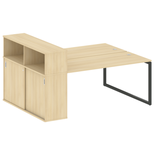 Бенч-система с шкафом-купе на О-обр. м/к Metal System Quattro 40БО.РС-СШК-2.4 фото 12