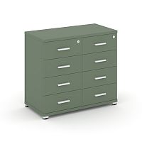 Тумба приставная c 8 ящиками Concept CN.TSP-013 W