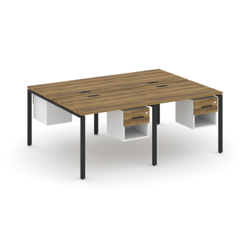 Бенч-система на 4 места с подвесными тумбами Concept CN.DRS-137 фото 7 Бенч-система на 4 места с подвесными тумбами Concept CN.DRS-137 фото 7