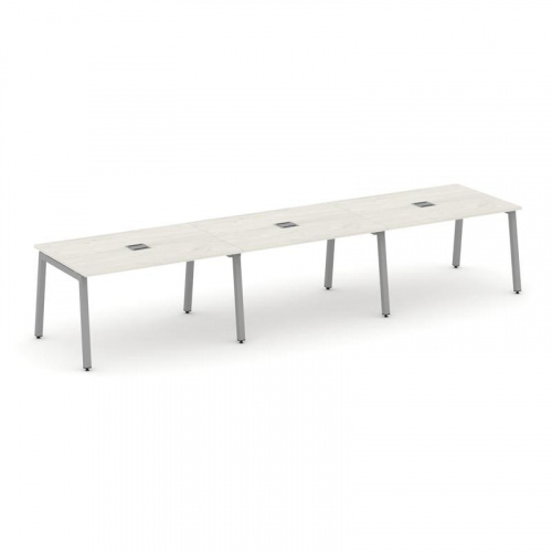 Style Project Стол переговорный SN-5A.SPRG-023 Акация Лорка/Металл Белый 4410*980*750 фото 2