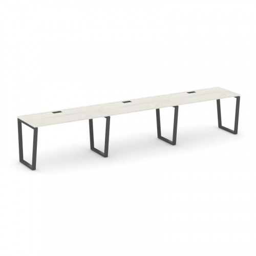 Style Project Рабочая станция 1 сторон. SN-6T2.ORS-032 Акация Лорка/Металл Антрацит/Заглушка Пластик фото 24