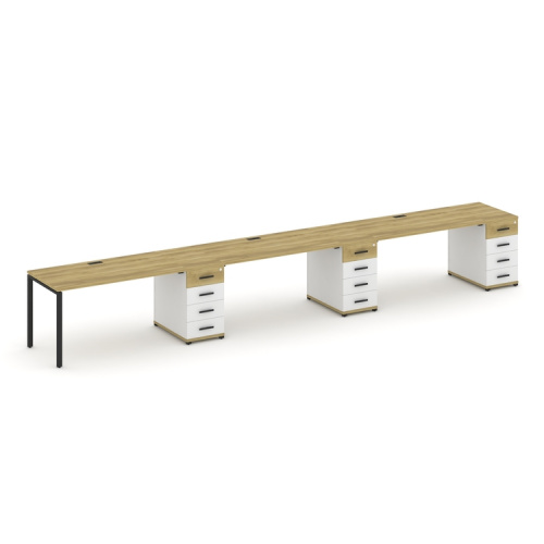 Бенч-система на 3 места с 3 опорными тумбами Concept CN.ORS-443 фото 6 Бенч-система на 3 места с 3 опорными тумбами Concept CN.ORS-443 фото 6