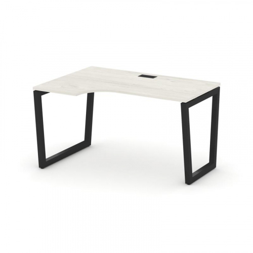 Style Project Стол рабочий эргоном. SN-5T2.SPA-012(L) Акация Лорка/Металл Антрацит/Заглушка Пластик фото 6