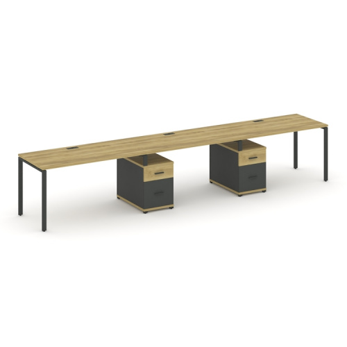 Бенч-система на 3 места с 2 опорными тумбами Concept CN.ORS-337 фото 4 Бенч-система на 3 места с 2 опорными тумбами Concept CN.ORS-337 фото 4