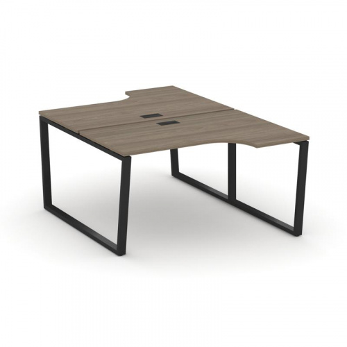 Style Project Рабочая станция эргоном. SN-6T2.DRPA-011 Акация Лорка/Металл Антрацит/Заглушка Пластик фото 9