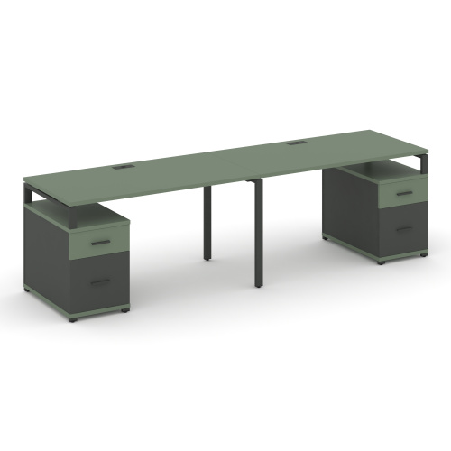 Бенч-система на 2 места с 2 опорными тумбами Concept CN.ORS-323 фото 2 Бенч-система на 2 места с 2 опорными тумбами Concept CN.ORS-323 фото 2