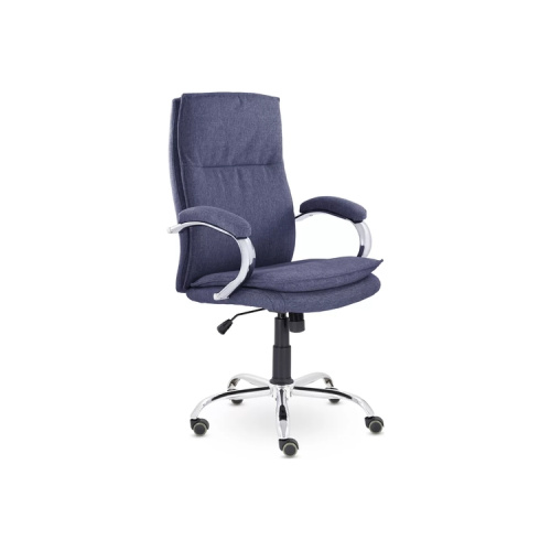 Кресло руководителя Куба CH-701 (Хром) ХДП СР (Ткань)