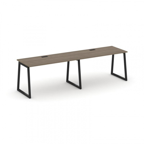 Style Project Рабочая станция 1 сторон. SN-4T1.ORS-024 Акация Лорка/Металл Антрацит/Заглушка Пластик фото 4