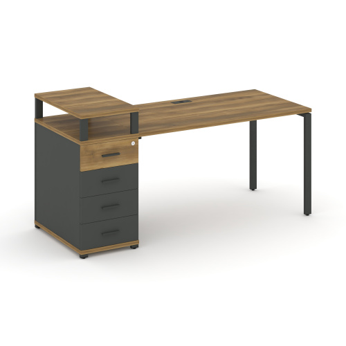 Стол офисный с опорной тумбой Concept CN.SP-409