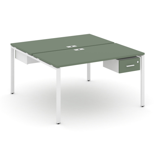 Бенч-система на 2 места с подвесными тумбами Concept CN.DRS-109 фото 5