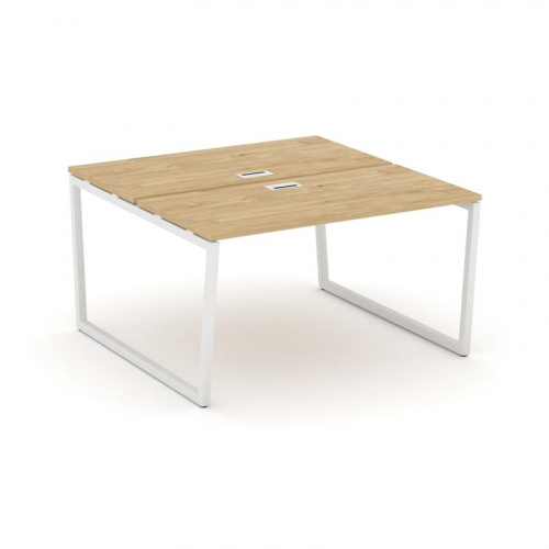 Style Project Рабочая станция 2-х сторон. SN-4T2.DRS-023 Акация Лорка/Металл Антрацит/Заглушка Пласт фото 3