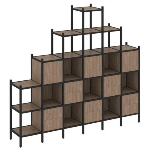 Стеллаж офисный прямой Loft VR.L-24 фото 10 Стеллаж офисный прямой Loft VR.L-24 фото 10