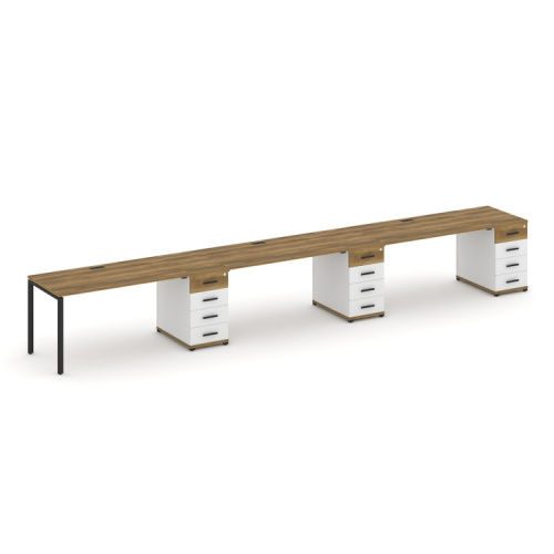 Бенч-система на 3 места с 3 опорными тумбами Concept CN.ORS-443 фото 7 Бенч-система на 3 места с 3 опорными тумбами Concept CN.ORS-443 фото 7