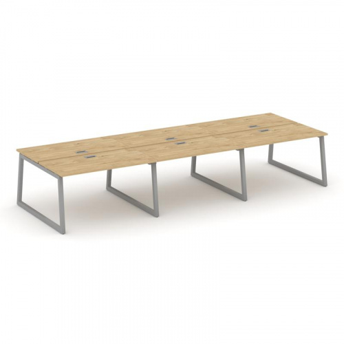 Style Project Рабочая станция 2-х сторон. SN-5T1.DRS-073 Акация Лорка/Металл Антрацит/Заглушка Пласт фото 2