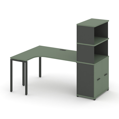 Стол эргономичный с опорным распашным шкафом Concept CN.SA-215(L) Стол эргономичный с опорным распашным шкафом Concept CN.SA-215(L)