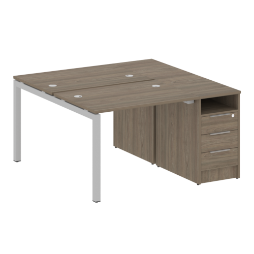 Бенч-система с тумбой на П-обр. м/к Metal System Quattro 50БП.РС-СТП-2.1