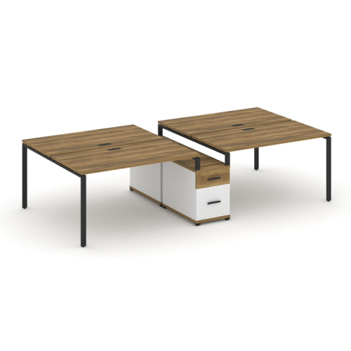 Бенч-система на 4 места с опорной тумбой Concept CN.DRS-315 фото 7