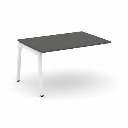 Style Project Проходной наб. элем. перег. стола SN-5A.NSPRG-002.3 Антрацит/Металл Белый 1180*980*750