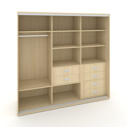 Корпус 3-х секционного шкафа низкого L=2069мм Maris SH.K3-4.2 K3