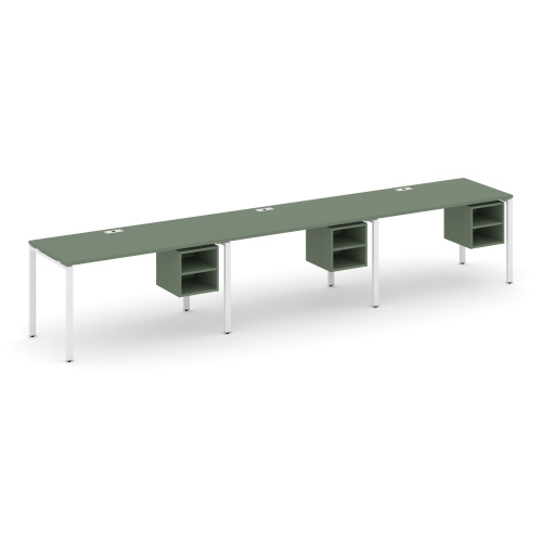 Бенч-система на 3 места с подвесными тумбами Concept CN.ORS-125