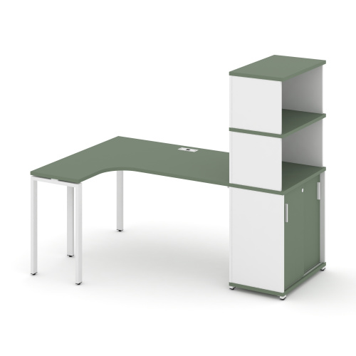 Стол эргономичный с опорным шкафом-купе Concept CN.SA-221(L) Стол эргономичный с опорным шкафом-купе Concept CN.SA-221(L)