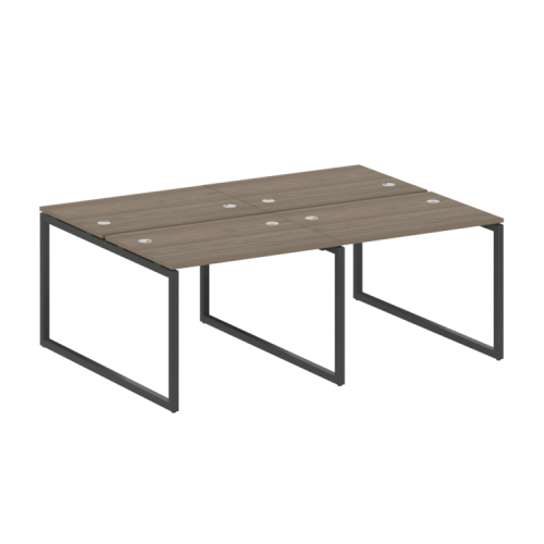 Бенч-система на 4 места на О-обр. м/к Metal System Quattro 40БО.СМ-4.1  фото 2