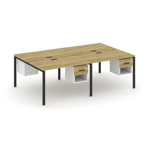 Бенч-система на 4 места с подвесными тумбами Concept CN.DRS-138 фото 6