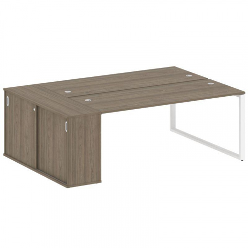 Бенч-система с шкафом-купе на О-обр. м/к Metal System БО.РС-СШК-1.5 Бенч-система с шкафом-купе на О-обр. м/к Metal System БО.РС-СШК-1.5