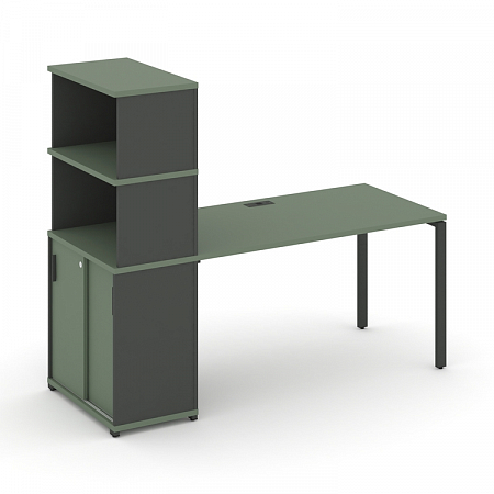 Стол офисный с опорным шкафом-купе Concept CN.SP-243