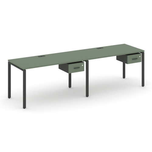 Бенч-система на 2 места с подвесными тумбами Concept CN.ORS-111 фото 2 Бенч-система на 2 места с подвесными тумбами Concept CN.ORS-111 фото 2