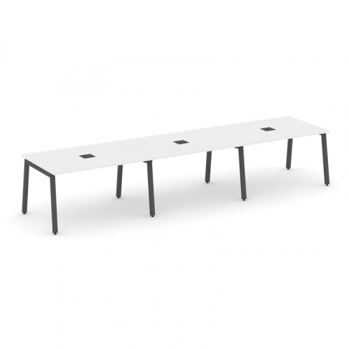 Style Project Стол переговорный SN-5A.SPRG-023 Акация Лорка/Металл Белый 4410*980*750 фото 24