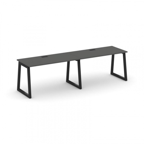 Style Project Рабочая станция 1 сторон. SN-5T1.ORS-021 Акация Лорка/Металл Антрацит/Заглушка Пластик фото 5