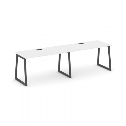 Style Project Рабочая станция 1 сторон. SN-4T1.ORS-024 Акация Лорка/Металл Антрацит/Заглушка Пластик фото 13