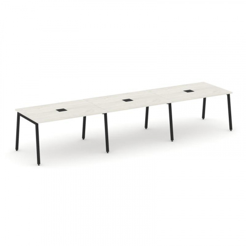 Style Project Стол переговорный SN-4A.SPRG-022 Дуб Наварра/Металл Антрацит 3540*980*750 фото 8