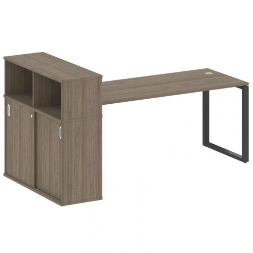 Стол письменный с шкафом-купе на О-обр. м/к Metal System БО.РС-СШК-3.5 фото 2 Стол письменный с шкафом-купе на О-обр. м/к Metal System БО.РС-СШК-3.5 фото 2