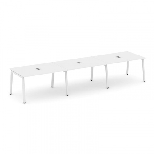 Style Project Стол переговорный SN-5A.SPRG-023 Акация Лорка/Металл Белый 4410*980*750 фото 22