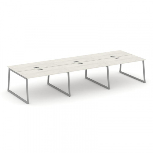 Style Project Рабочая станция 2-х сторон. SN-4T1.DRS-073 Акация Лорка/Металл Антрацит/Заглушка Пласт фото 17