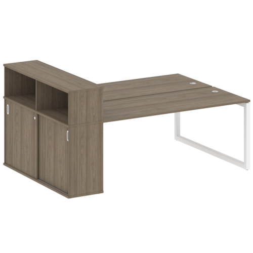 Бенч-система с шкафом-купе на О-обр. м/к Metal System Quattro 50БО.РС-СШК-2.5 фото 3 Бенч-система с шкафом-купе на О-обр. м/к Metal System Quattro 50БО.РС-СШК-2.5 фото 3