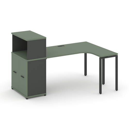Стол эргономичный с опорным распашным шкафом Concept CN.SA-213(R)