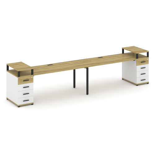 Бенч-система на 2 места с 2 опорными тумбами Concept CN.ORS-428 фото 6