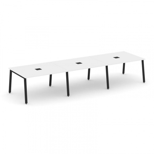 Style Project Стол переговорный SN-6A.SPRG-053 Дуб Табак/Металл Белый 4410*1180*750 фото 10 Style Project Стол переговорный SN-6A.SPRG-053 Дуб Табак/Металл Белый 4410*1180*750 фото 10