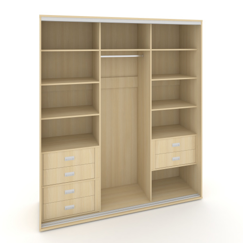 Корпус 3-х секционного шкафа высокого L=1619мм Maris SH.K3-1.1 K7