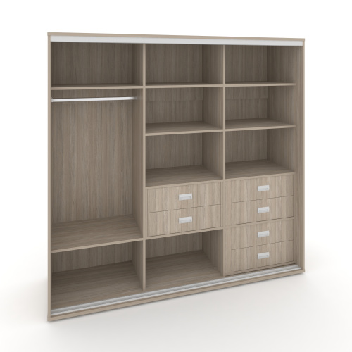 Корпус 3-х секционного шкафа низкого L=2369мм Maris SH.K3-6.2 K3 фото 6