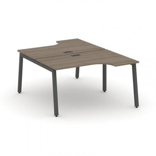 Style Project Рабочая станция эргоном. SN-5A.DRPA-012 Дуб Наварра/Металл Антрацит 1580*1432/1992*750 фото 27