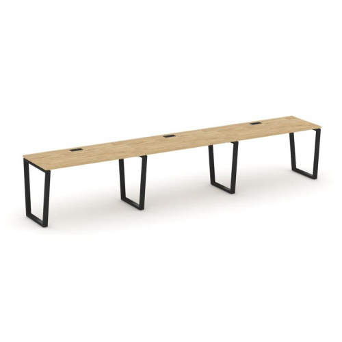 Style Project Рабочая станция 1 сторон. SN-6T2.ORS-032 Акация Лорка/Металл Антрацит/Заглушка Пластик